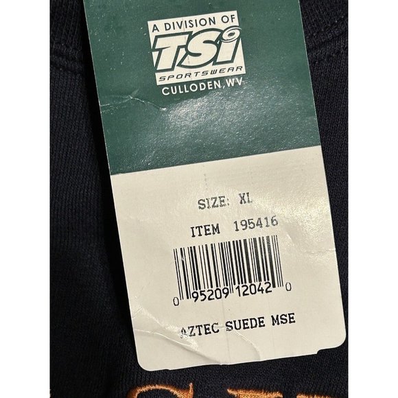 Briar Creek Sweatshirt XL Alaska Moose Navy Blue Grandpa Grandma Tourist Cabin - Picture 4 of 7